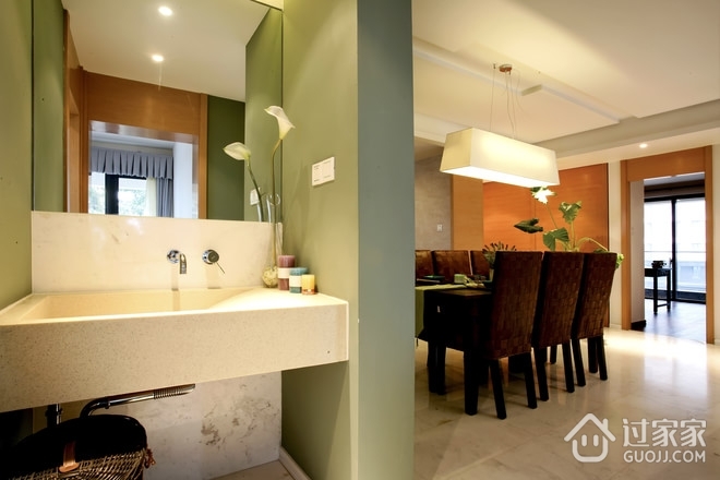 东南亚风格样板房欣赏洗手间