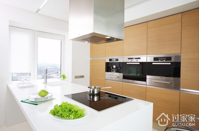 80平米当代极简公寓厨房设计