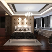 新古典风格效果图欣赏卧室