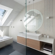 简约住宅装修设计浴室镜子