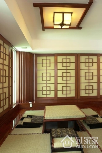 225平中式别墅欣赏茶室设计