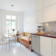 极简北欧简洁三居室欣赏厨房设计