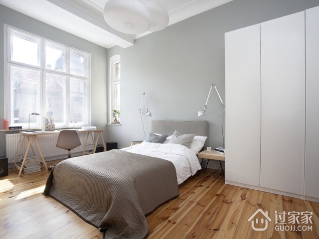 62平简约单身公寓设计欣赏卧室