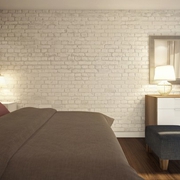 40平现代一居室欣赏卧室效果