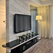 现代风格住宅套图电视背景墙设计