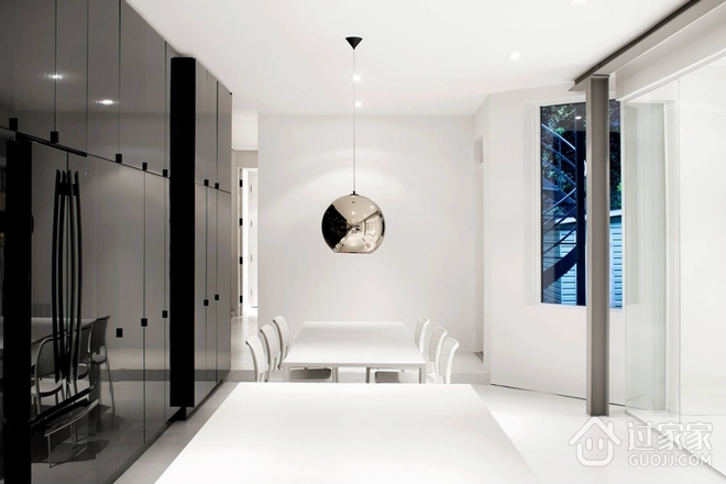 白色极简空间住宅欣赏餐厅设计