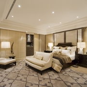 120平新古典风格住宅欣赏卧室
