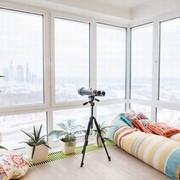 色彩斑斓简约时尚公寓欣赏客厅效果