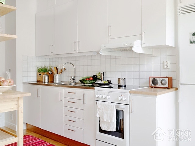 50平北欧明亮一居室欣赏厨房设计