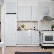 37平白色北欧一居欣赏厨房设计