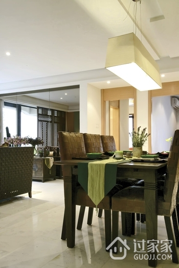 东南亚风格样板房欣赏餐厅效果图