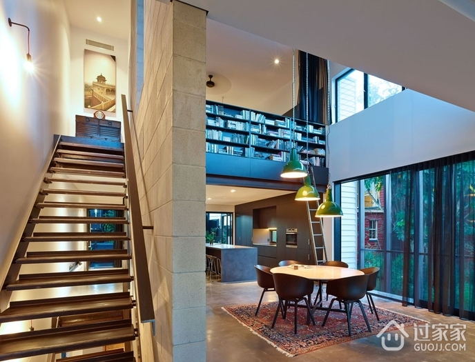 现代设计别墅书房