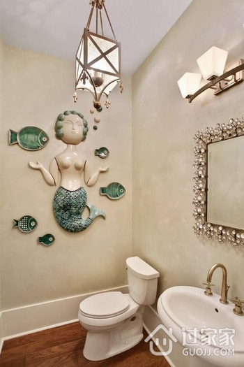 豪华欧式风格套图浴室背景墙
