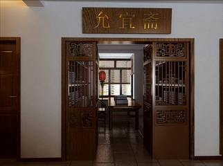 中式风格别墅装饰设计室内门