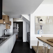 白色质感现代别墅欣赏厨房