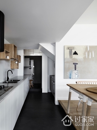 白色质感现代别墅欣赏厨房
