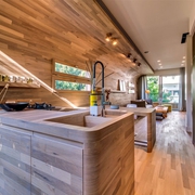 创意原木现代住宅欣赏厨房设计