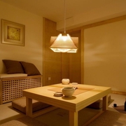 日式风格复式效果图设计赏析茶室