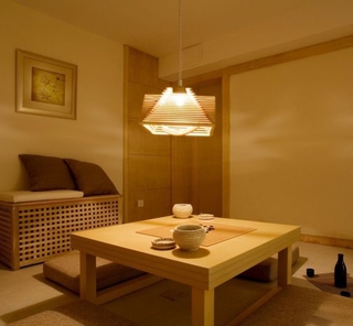 日式风格复式效果图设计赏析茶室