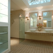 新古典设计风浴室洗手台