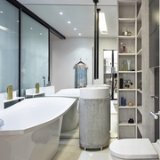 54平现代质感一居室欣赏卫生间设计