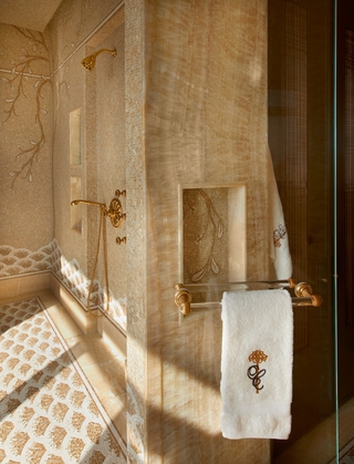 美式经典别墅设计欣赏淋浴间