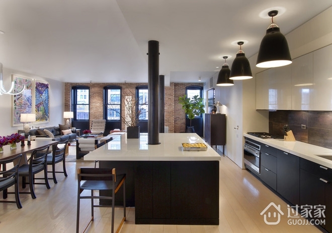现代舒适开放住宅欣赏厨房设计