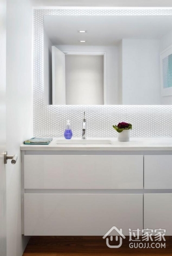 88平开放式现代住宅欣赏洗手间