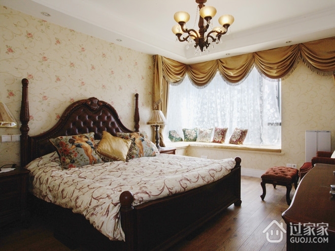 欧式古典风格一居欣赏卧室