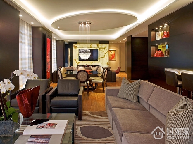 现代主义豪华公寓设计欣赏客厅摆件