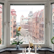55平白色宜家公寓欣赏窗台
