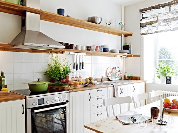 51平白色北欧住宅欣赏厨房