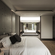 现代别墅空间效果图赏析卧室设计
