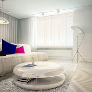 53平现代一居室欣赏客厅设计
