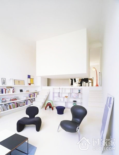 50平现代复式小公寓欣赏客厅设计