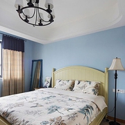 蓝色浪漫地中海温馨住宅欣赏卧室效果