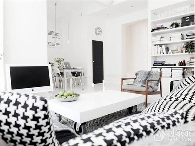 黑白缔造经典现代住宅欣赏客厅