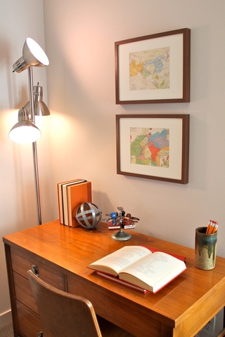 简约温馨小户型别墅设计书桌