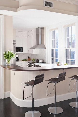 52平白色现代一居欣赏厨房设计