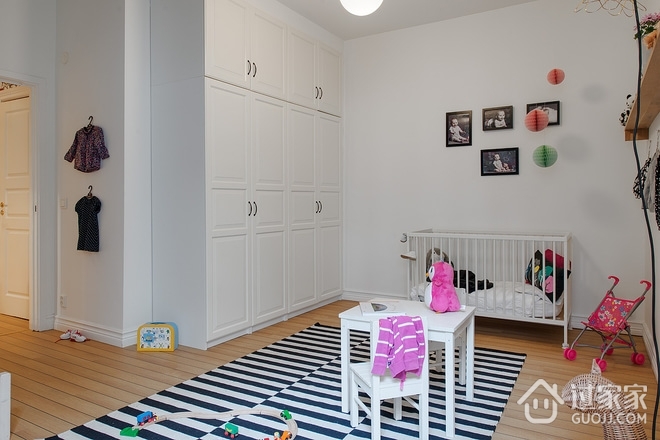 102平北欧温馨公寓欣赏儿童房设计
