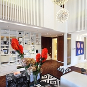 精品现代复式样板房欣赏客厅设计