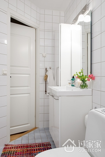 60平创意北欧住宅欣赏卫生间设计