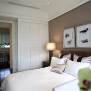 白色现代风格样板房欣赏卧室