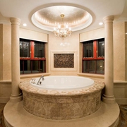 新古典别墅效果图浴缸