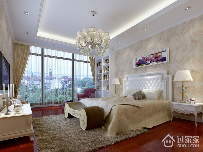 120平欧式经典住宅欣赏卧室