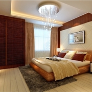 中式风温馨效果图欣赏卧室
