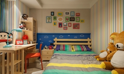 摩登时尚现代住宅欣赏儿童房设计