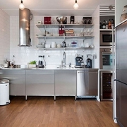 100平现代简约三居室欣赏厨房