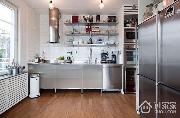 100平现代简约三居室欣赏厨房