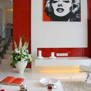 白色简约温馨住宅欣赏客厅设计